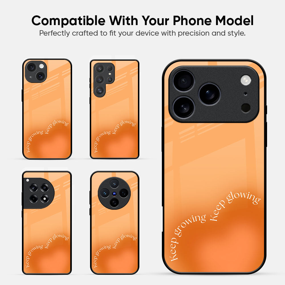 Gradient Quote Glass Case