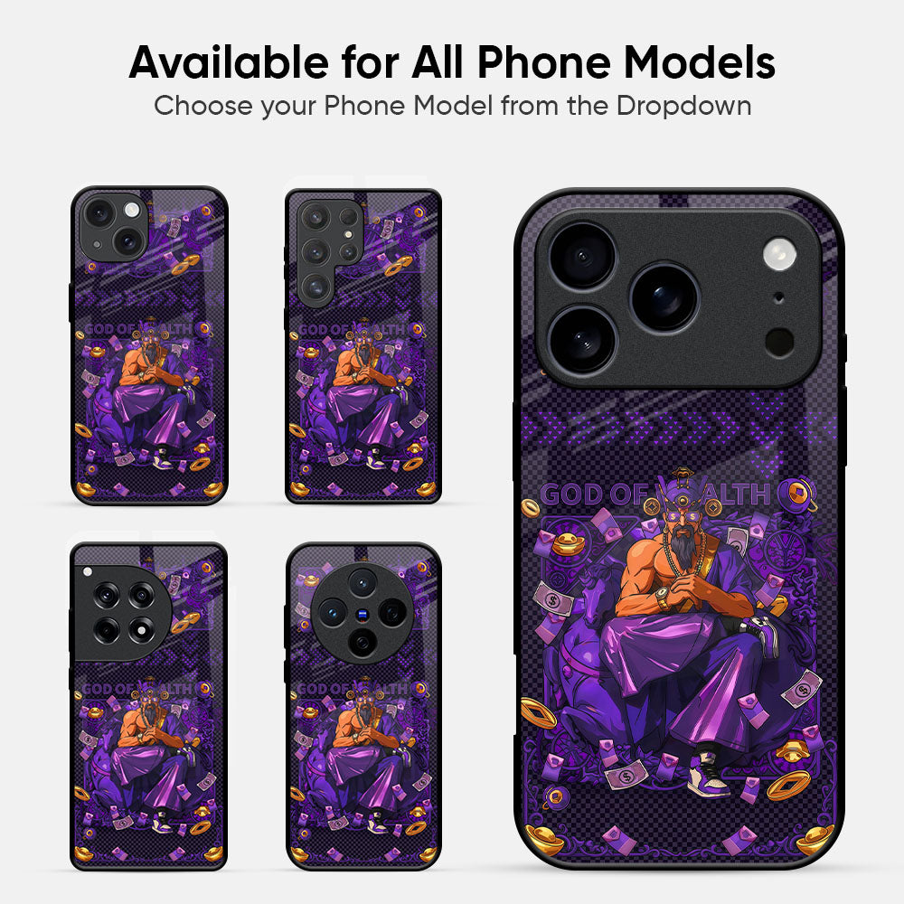 Royal Wealth Glass Case - Glass Back Cover for Phone (View 2)