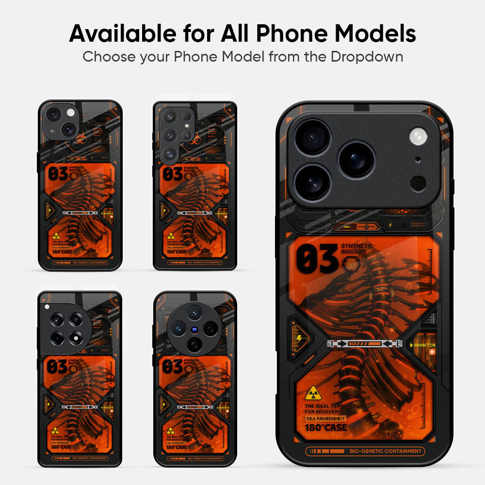 Bio Specimen Glass Case - Glass Back Cover for Phone (View 2)