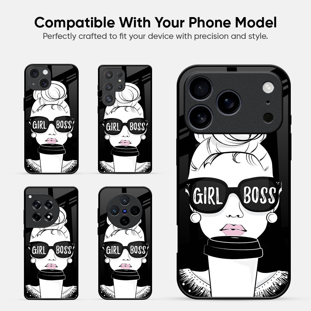 Girl Boss Glass Case