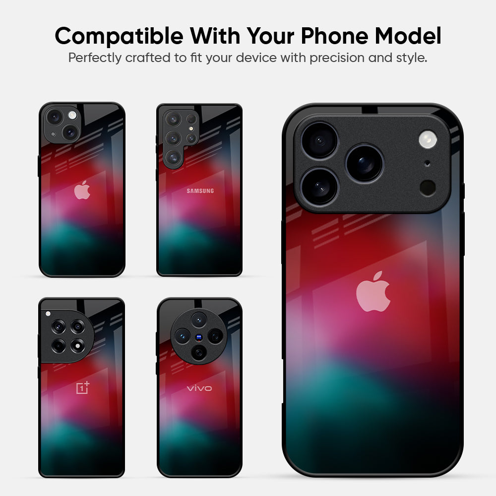 Mystere Red Glass Case