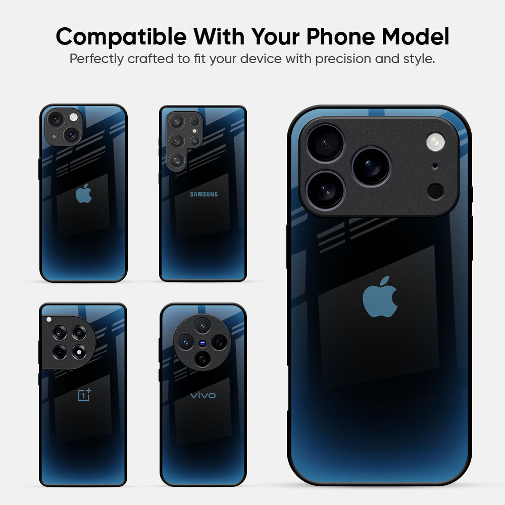 Blue Dynamic Glass Case