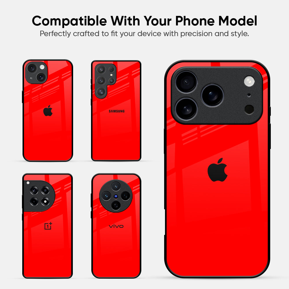 Blood Red Glass Case