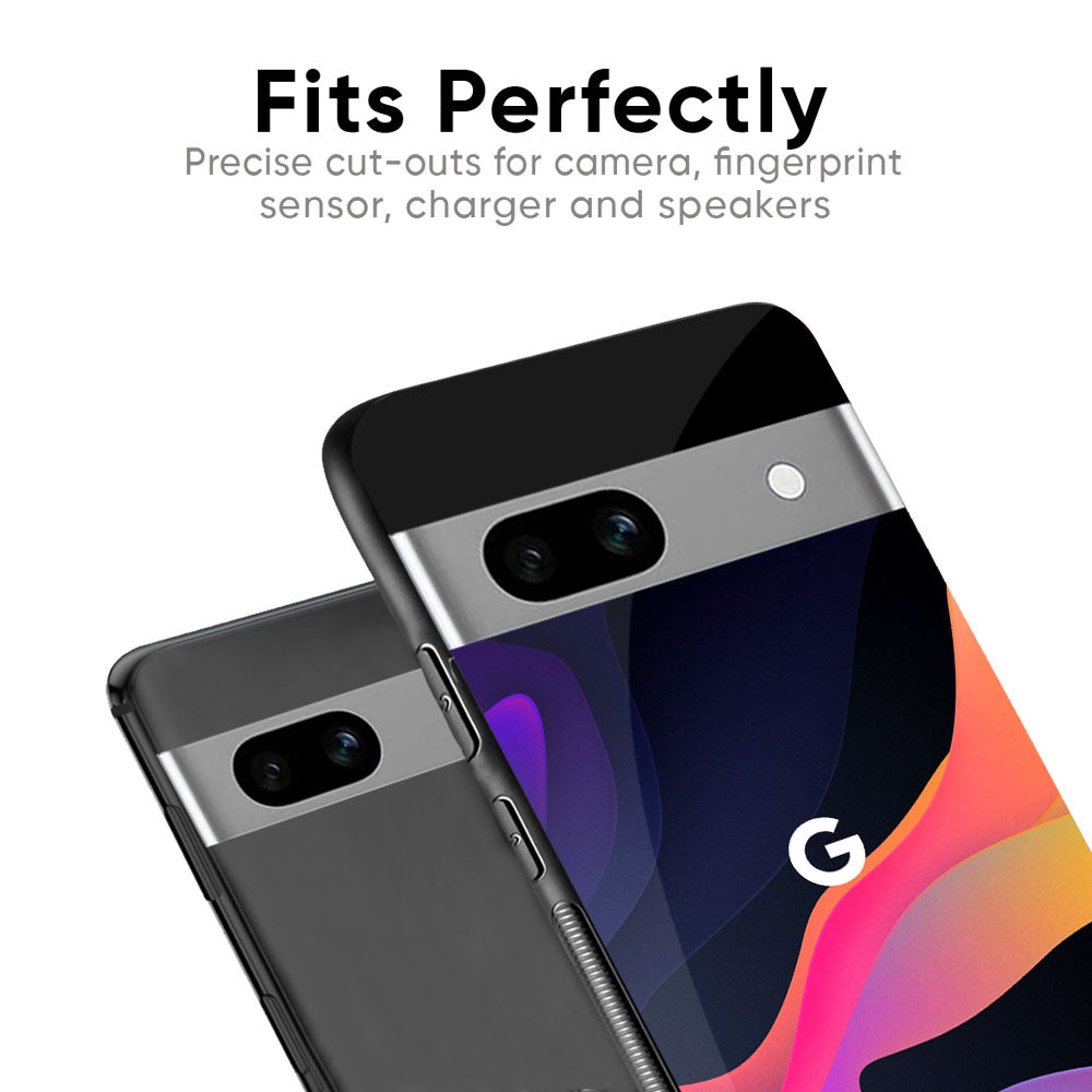 Colorful Fluid Glass Case for Google Pixel 9
