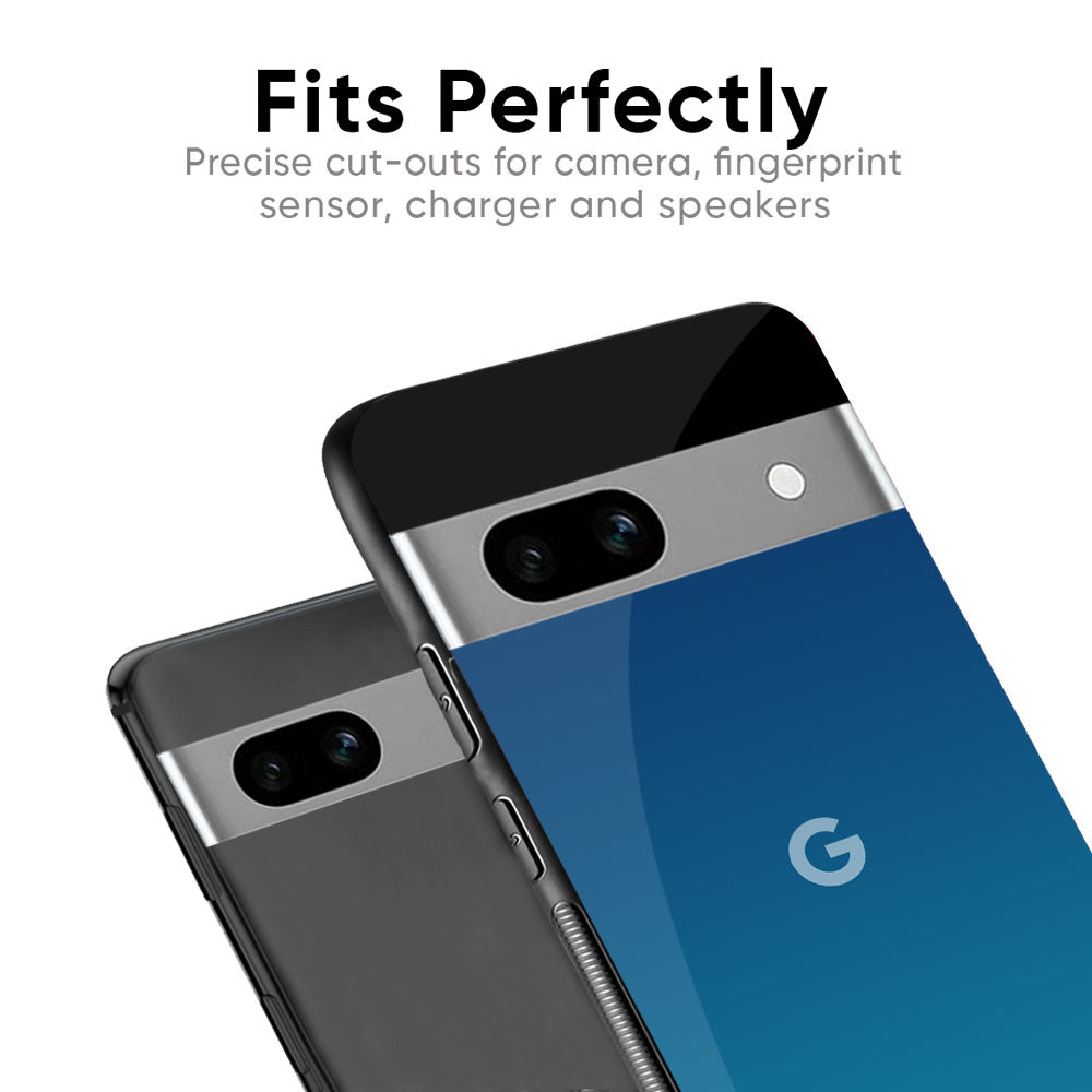 Celestial Blue Glass Case For Google Pixel 9