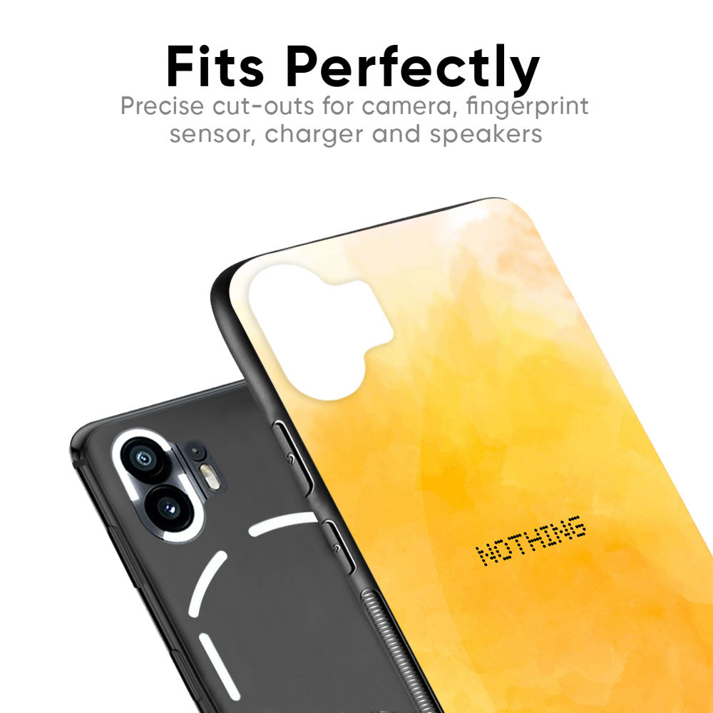 Rustic Orange Glass Case for Nothing Phone 2a Plus