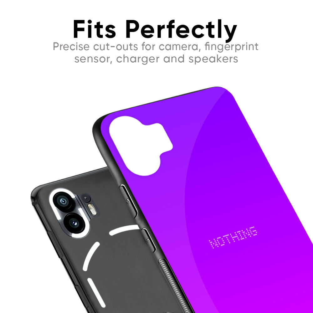 Purple Pink Glass Case for Nothing Phone 2a 5G