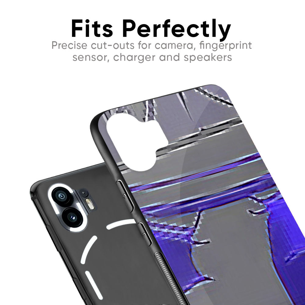 Anime Eyes Glass Case for Nothing Phone 2a Plus