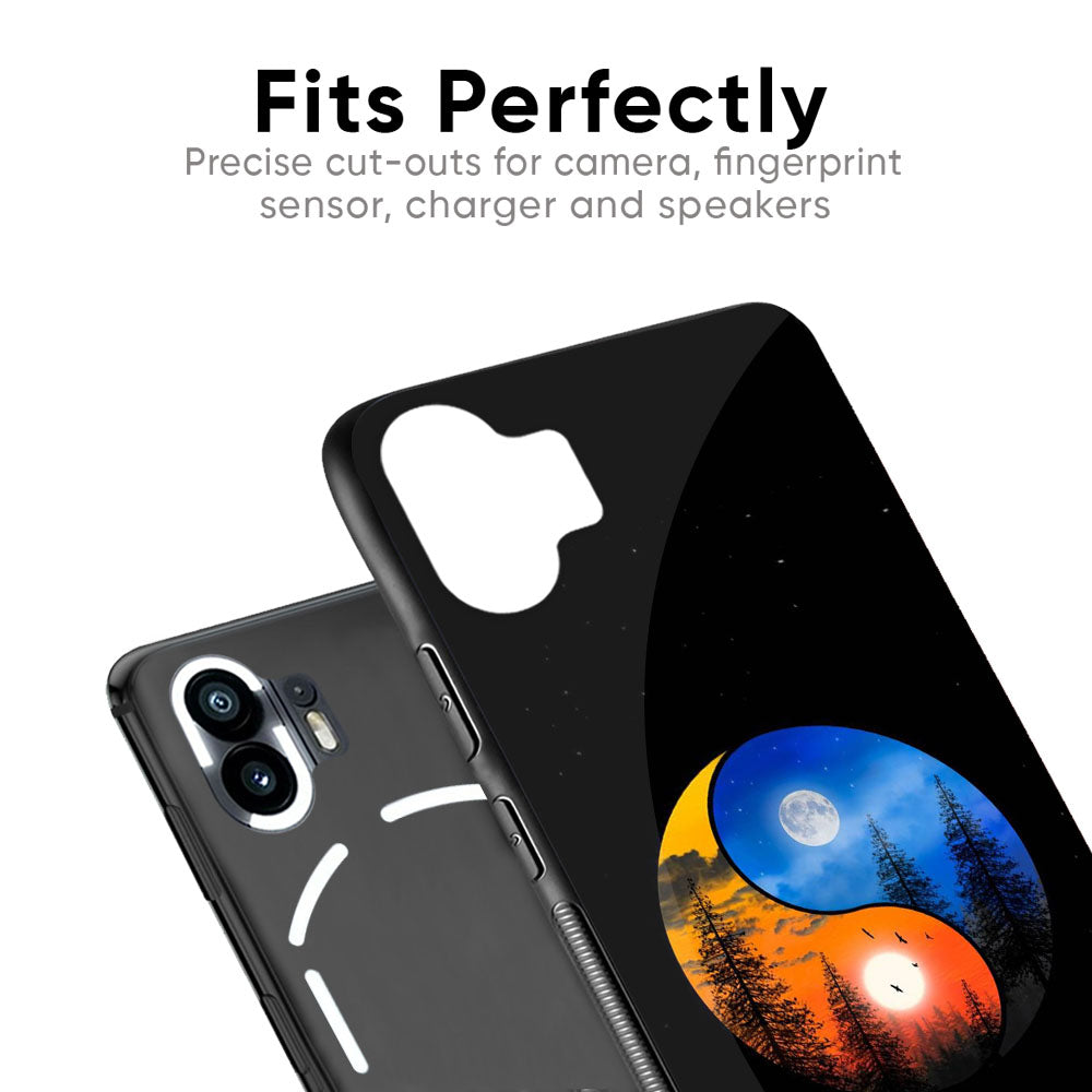 Yin Yang Balance Glass Case for Nothing Phone 2a Plus