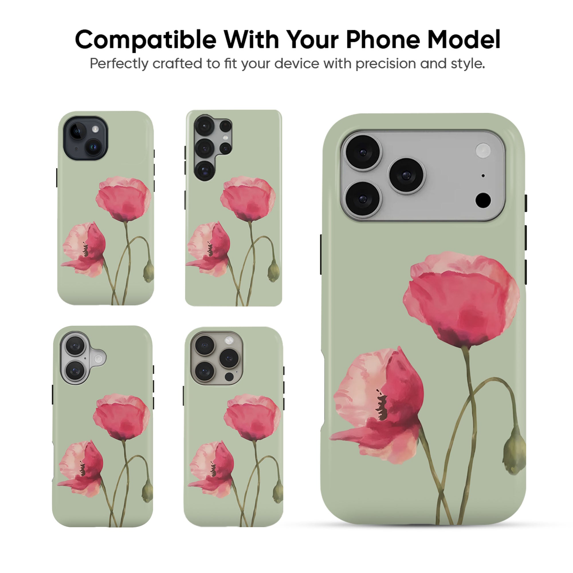 Peony Whisper Tough Case