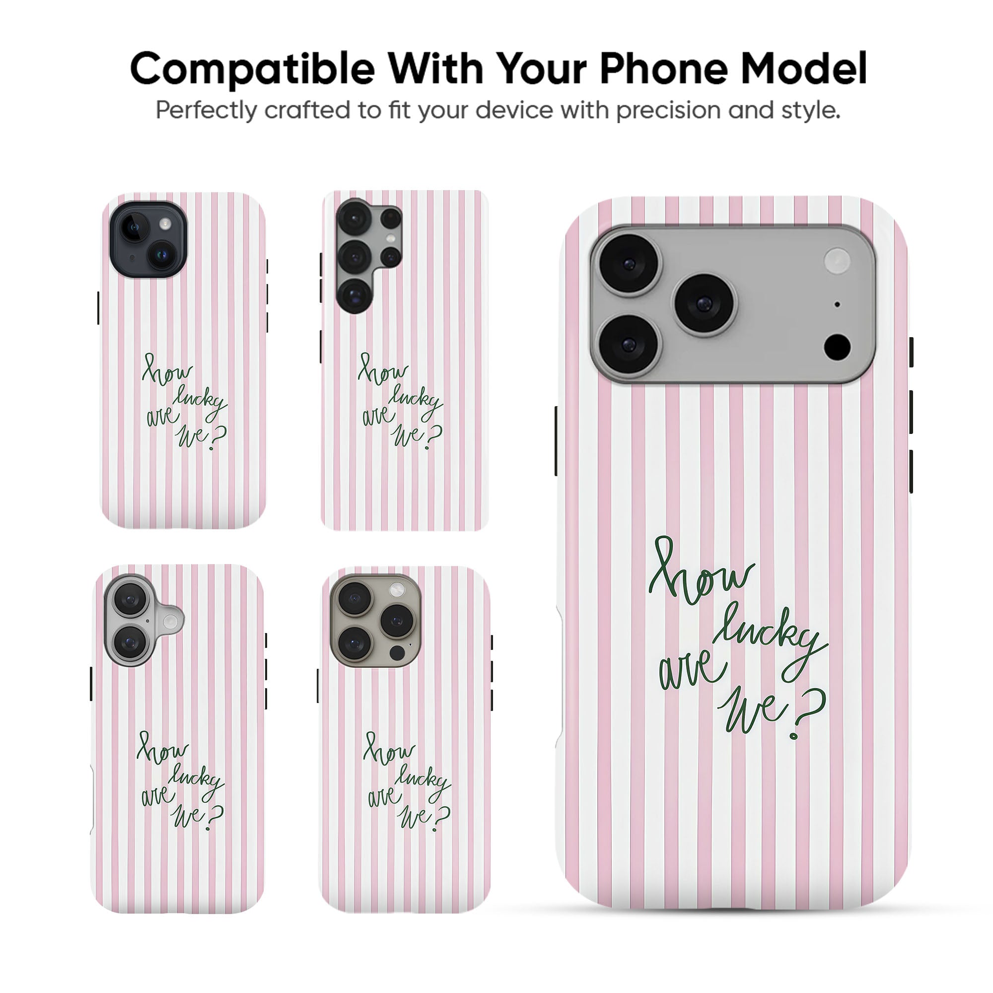 Pink Quote Stripes