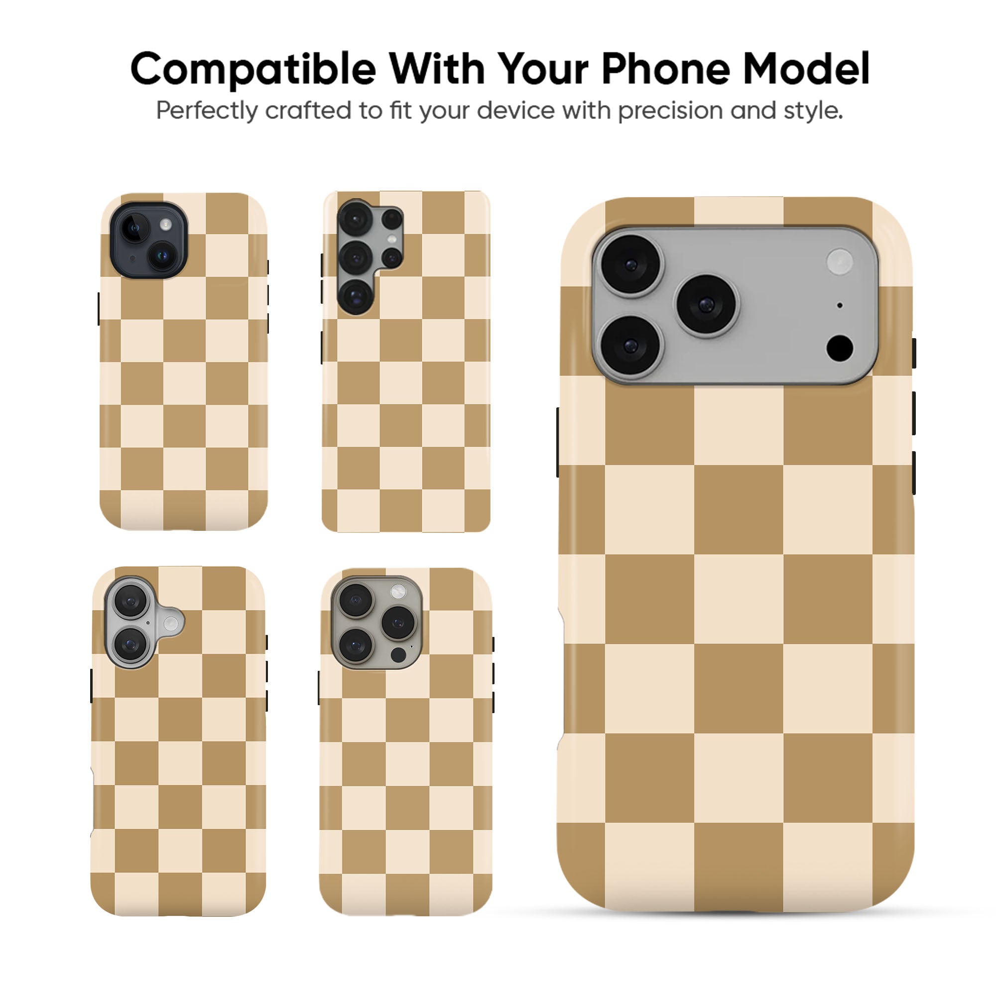 Tan Checkerboard