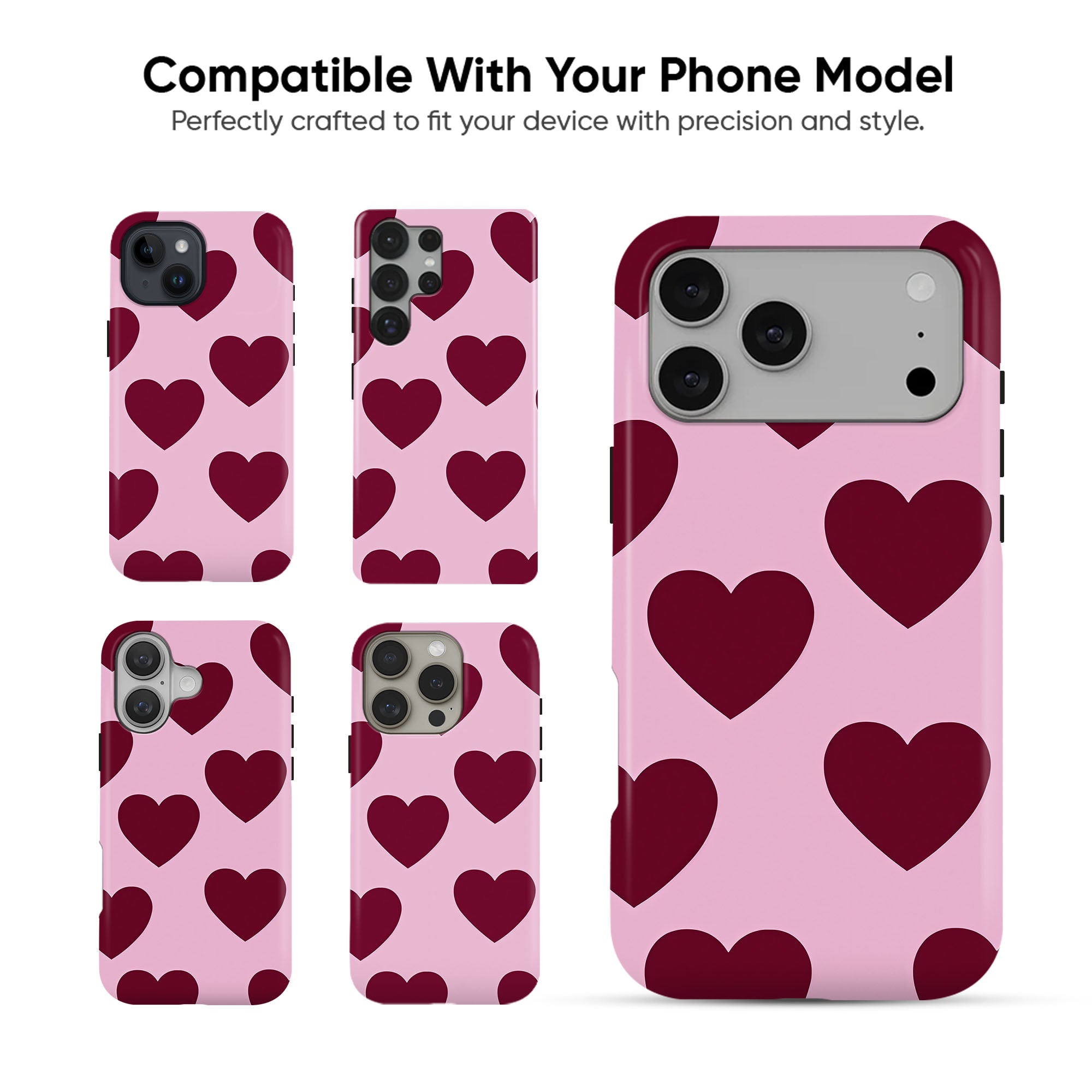 Bold Pink Hearts