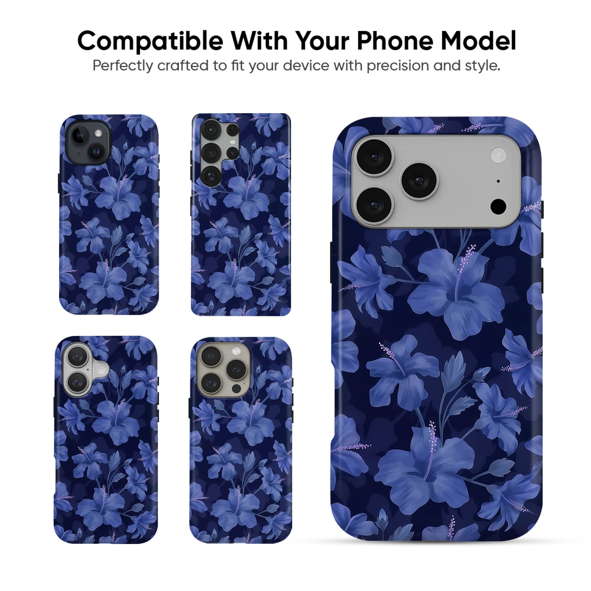 Midnight Hibiscus Tough Case