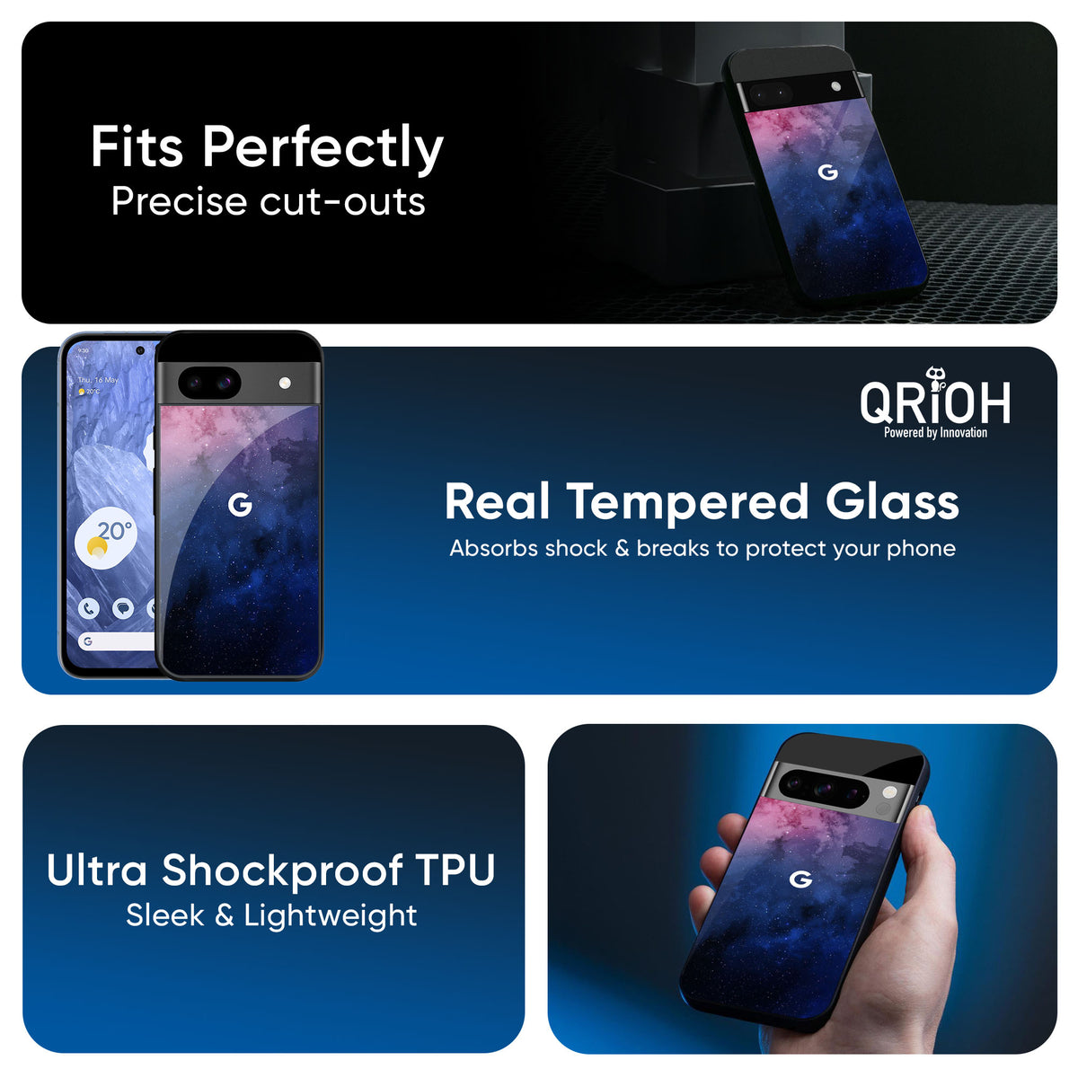 Dreamzone Glass Case For Google Pixel 9 Pro XL