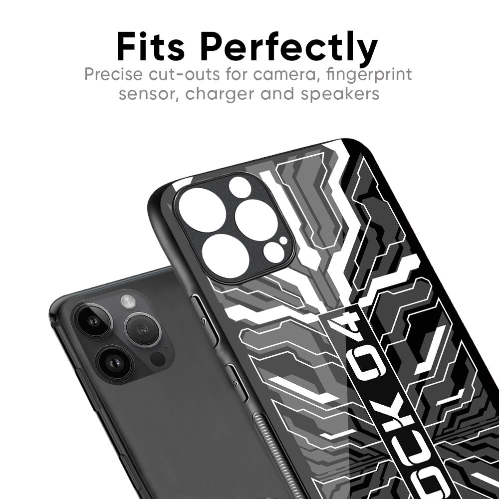 Monochrome Magic Glass Case for iPhone XS Max