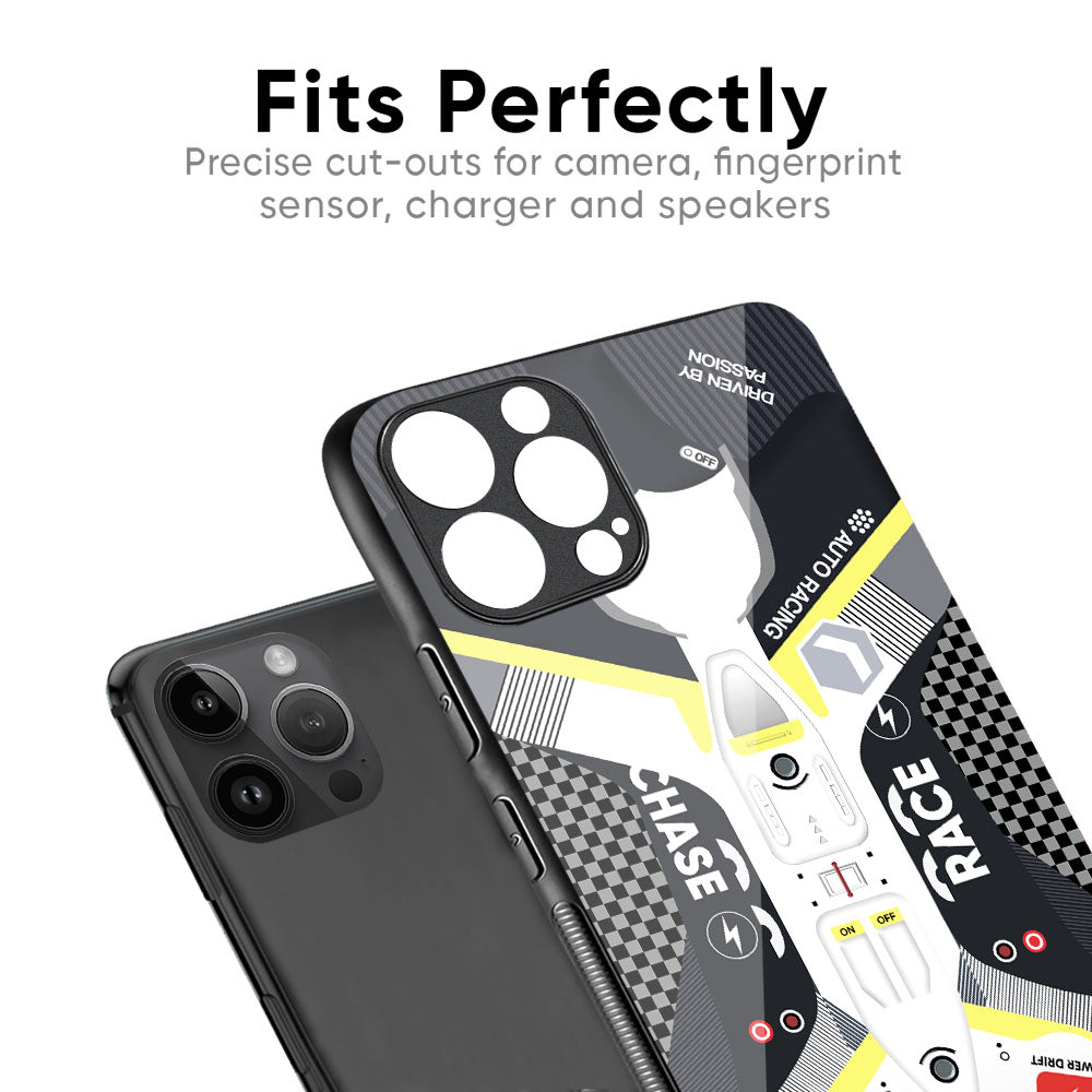 Car Enthusiast Glass Case for iPhone XS Max