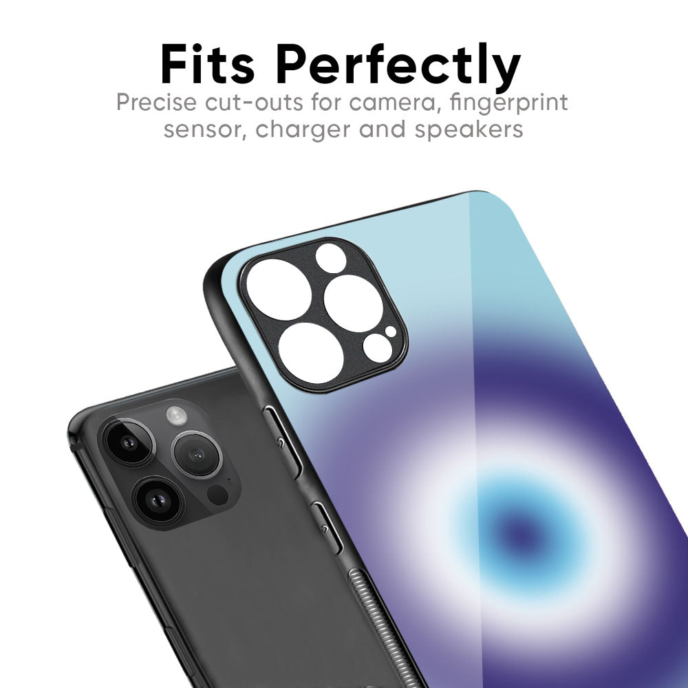 Evil Eye Art Glass Case for iPhone XS Max