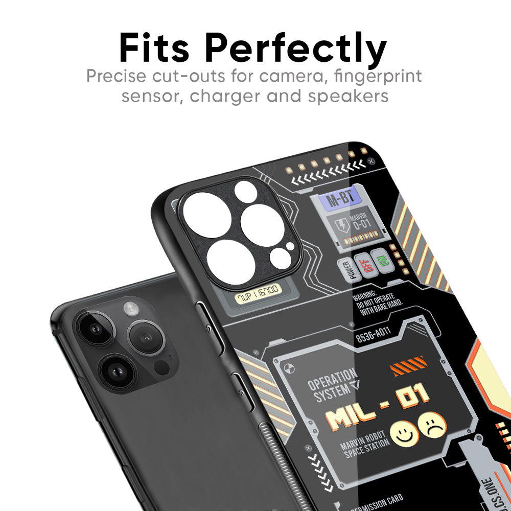Exposed Parts Glass Case for iPhone 16 Pro Max