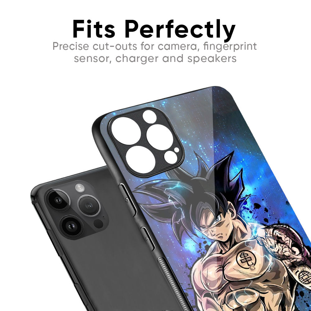 Branded Anime Glass Case for iPhone 16 Plus