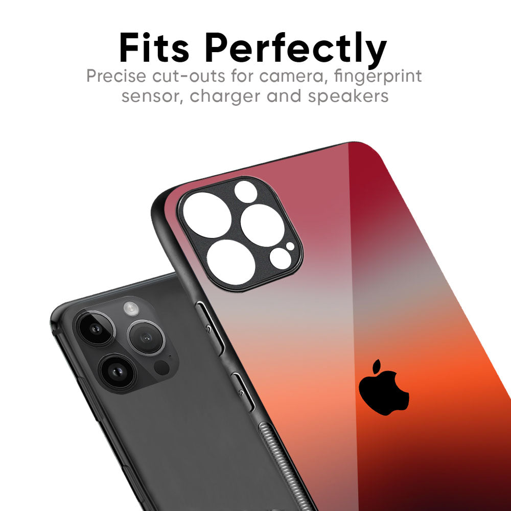 Red Coral Glass Case for iPhone 16 Pro Max