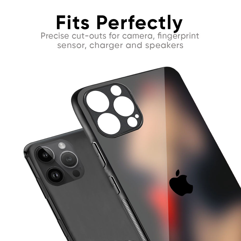 Dark Gradient Glass Case for iPhone 16 Pro Max