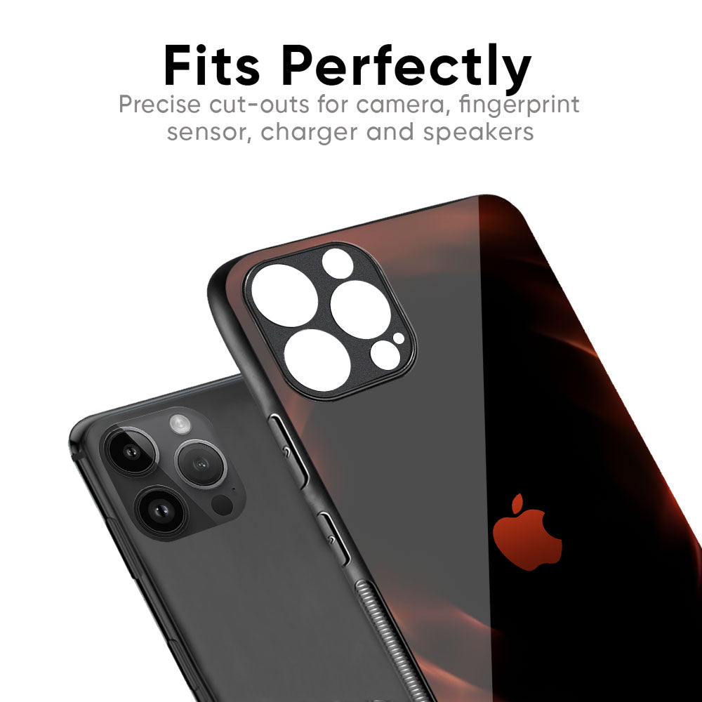 Evil Fire Glass Case for iPhone 16 Pro Max