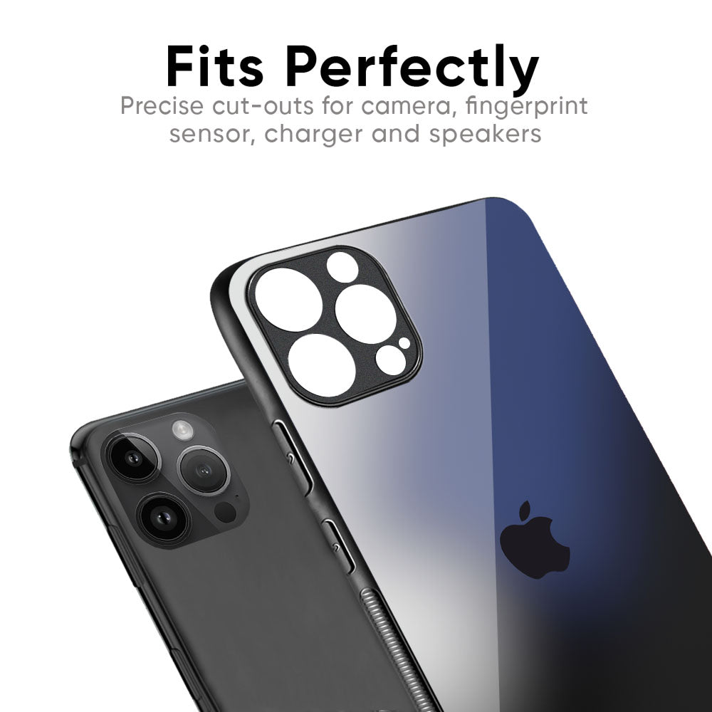 Black Tourmaline Glass Case for iPhone 16 Pro Max
