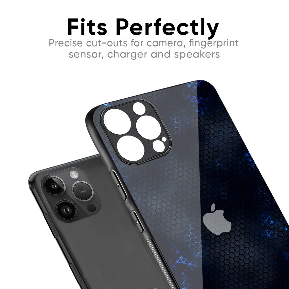 Blue Hues Glass Case for iPhone 16 Pro Max