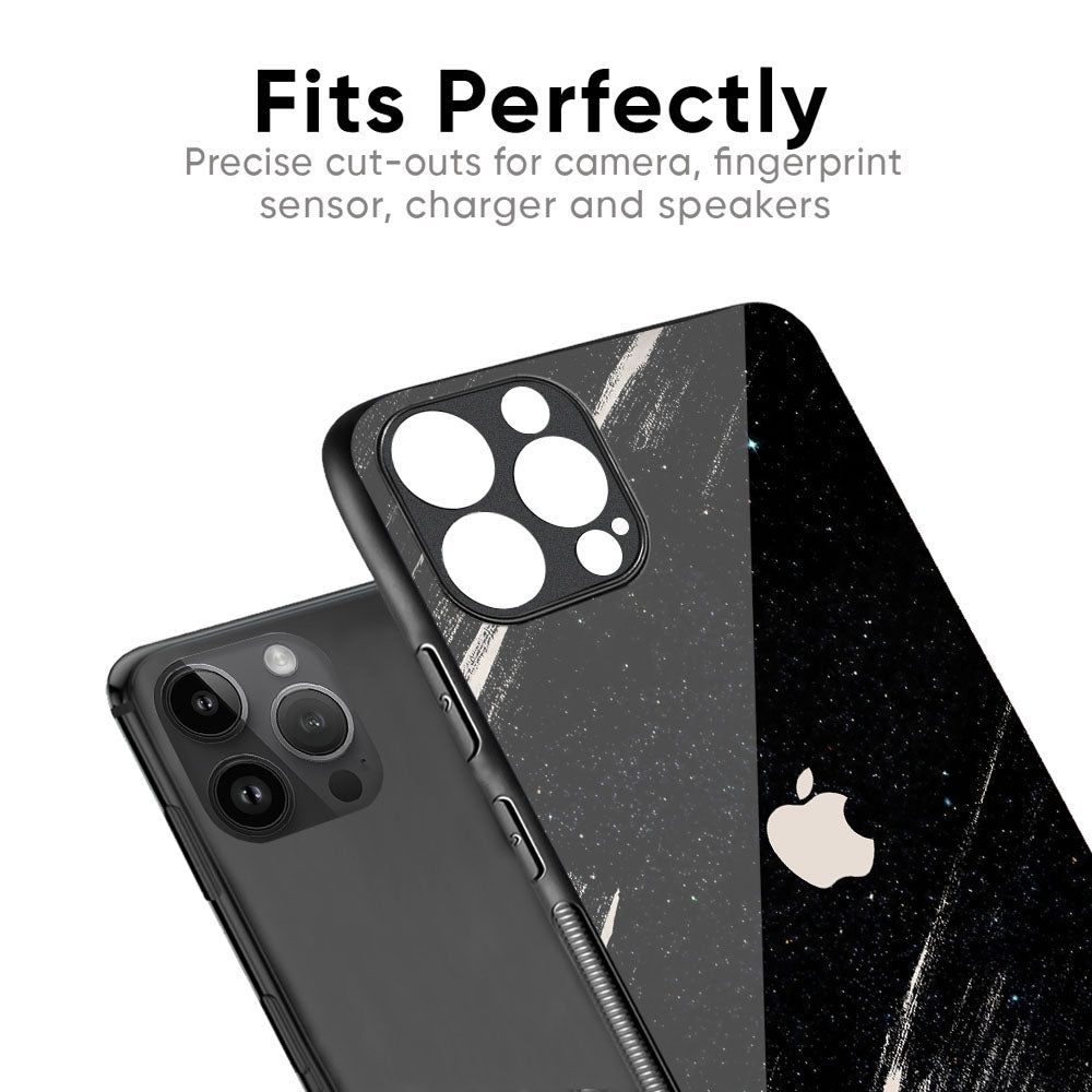 Galaxy Art Glass Case for iPhone 16 Pro Max