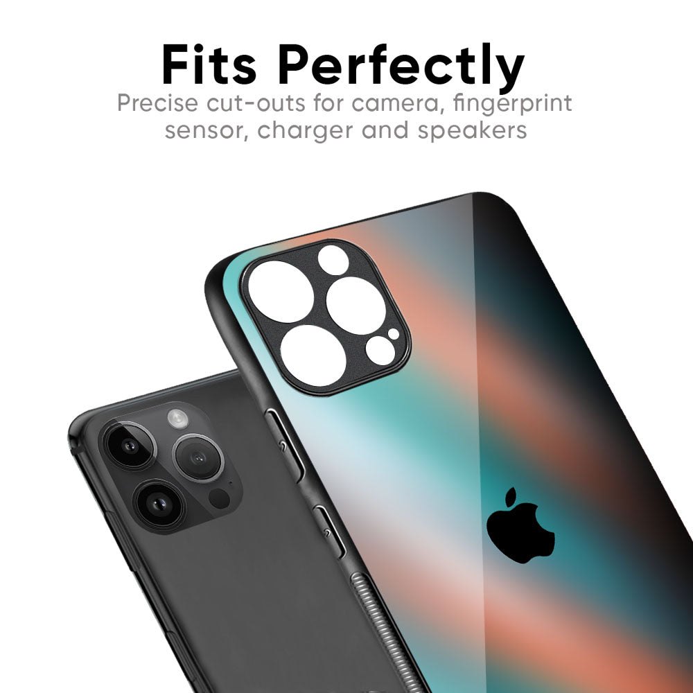 Melted Emerald Glass Case for iPhone 16 Pro Max