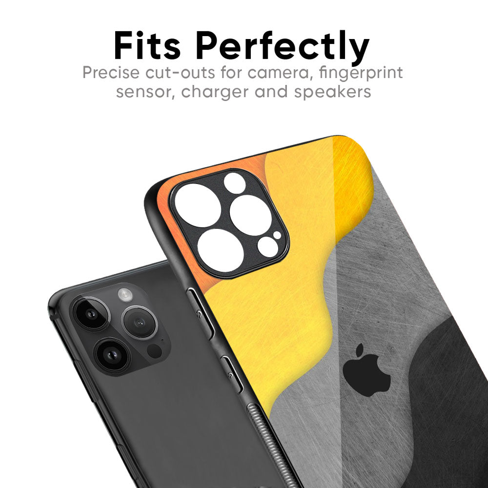 Dusty Color Waves Glass Case for iPhone 16 Pro Max