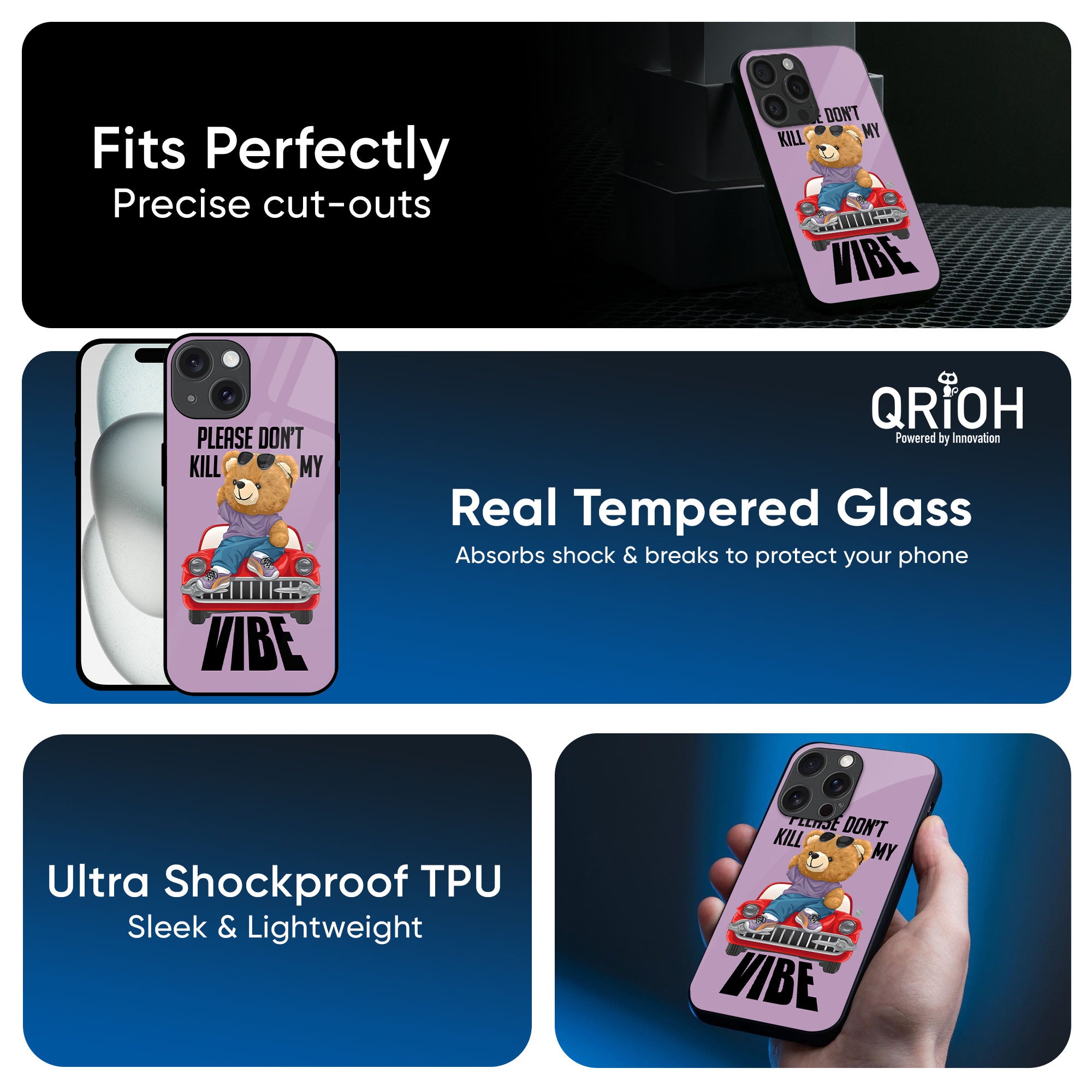 Don't Kill My Vibe Glass Case for iPhone XS Max