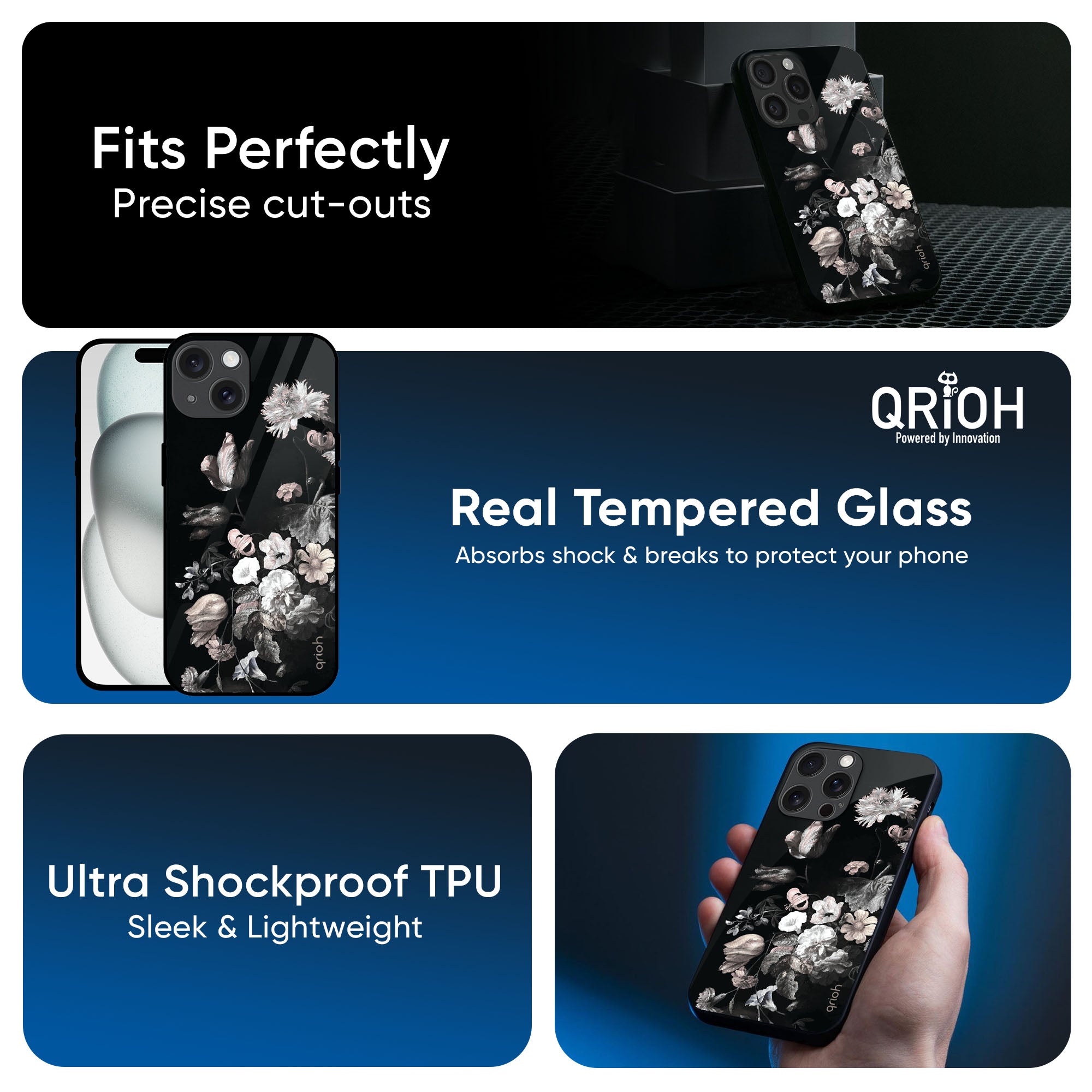 Artistic Mural Glass Case for iPhone 16 Pro Max