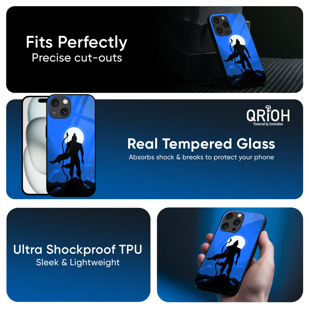 God Glass Case for iPhone 16