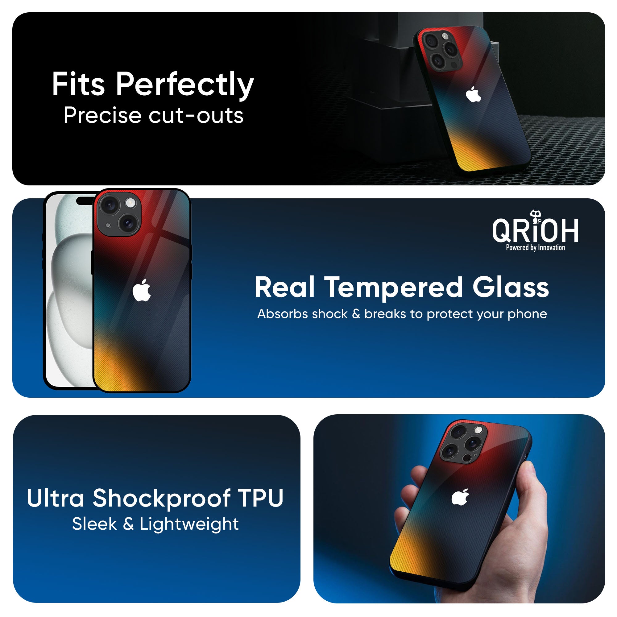 Prismatic Glass Case for iPhone 16 Pro Max