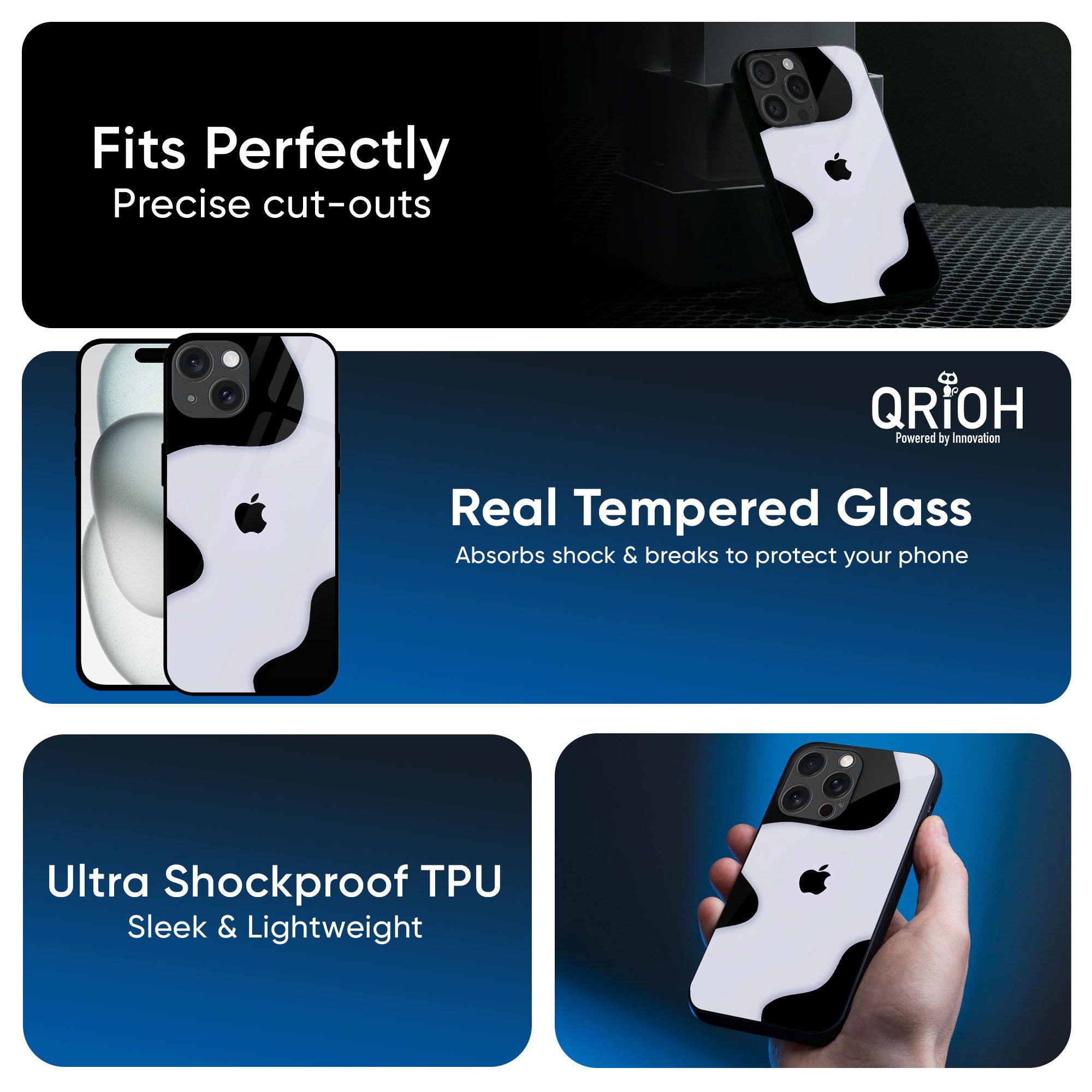 Wheat Cream Wavy Glass Case for iPhone 16 Pro Max