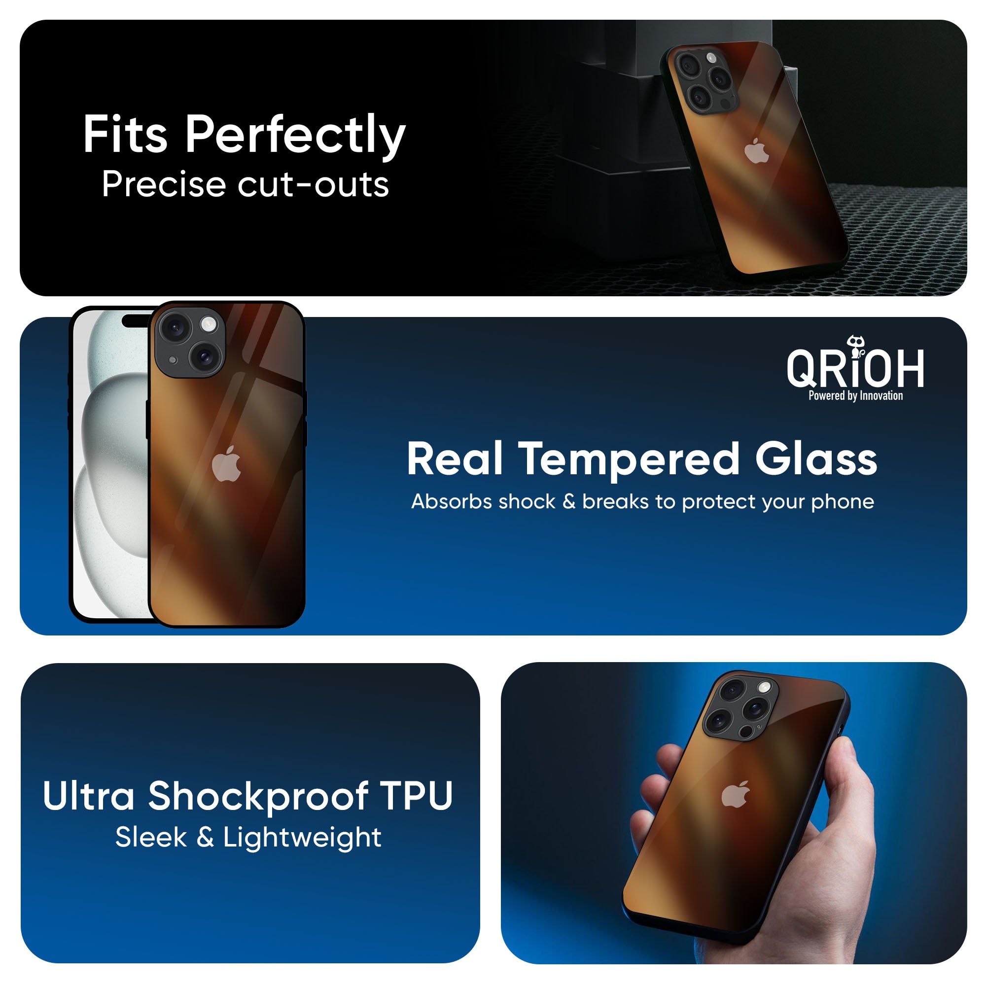 EarthTones Glass Case for iPhone 16 Pro Max