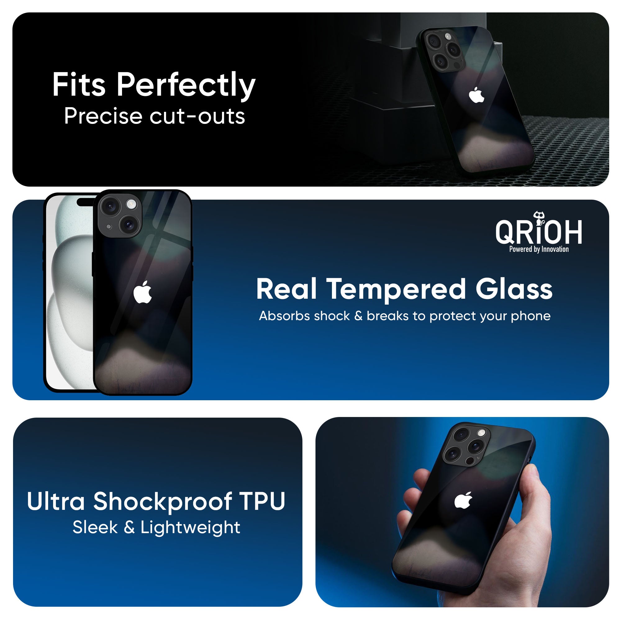 Horror Spots Glass Case for iPhone 16 Pro Max