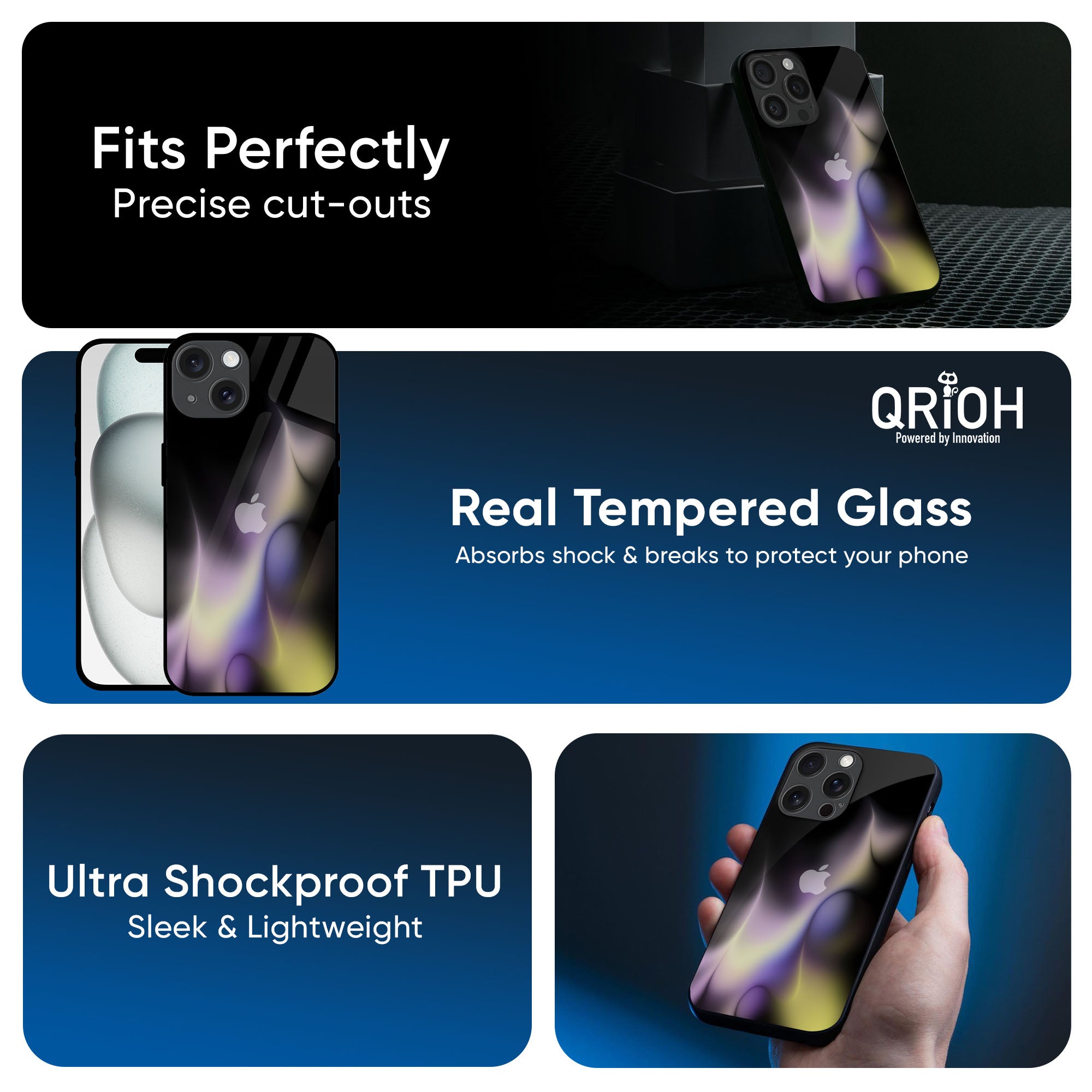 Flames Flow Glass Case for iPhone 16 Pro Max