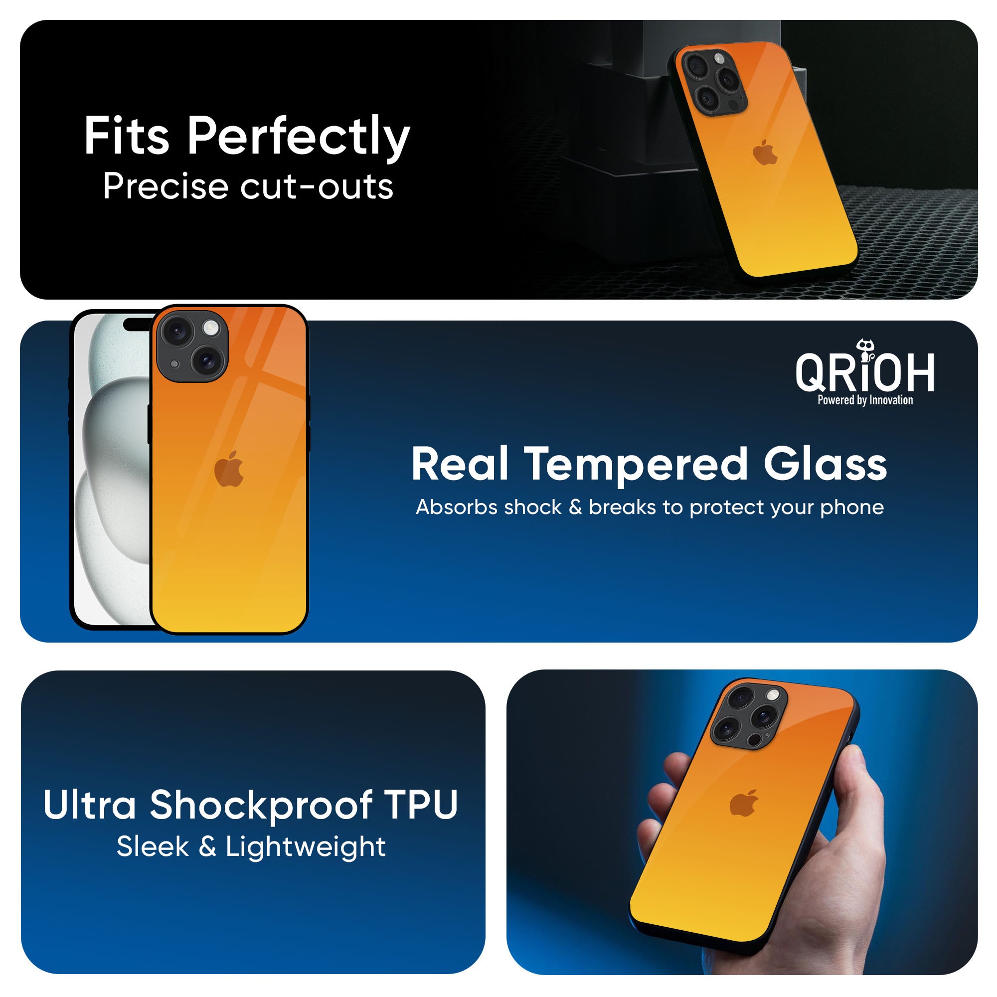 Sunset Glass Case for iPhone 16 Pro Max