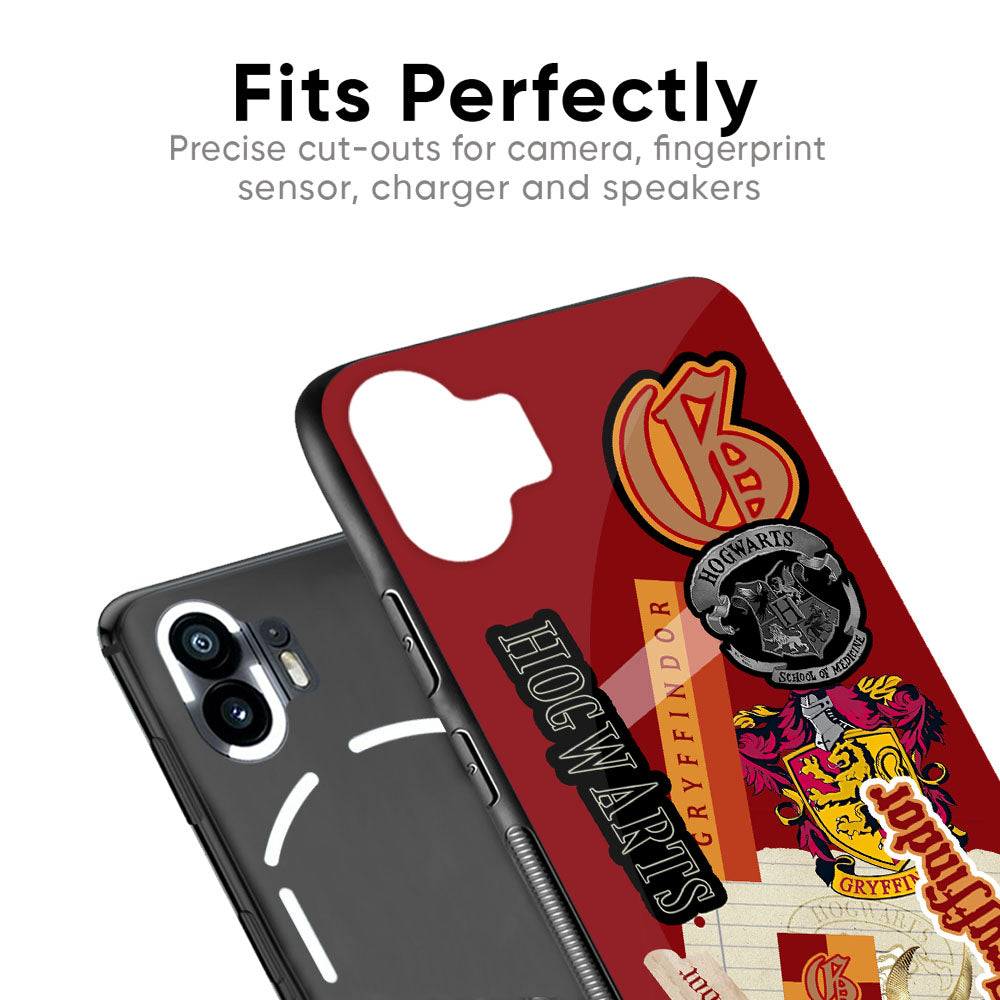 Gryffindor Glass Case for Nothing CMF Phone 1