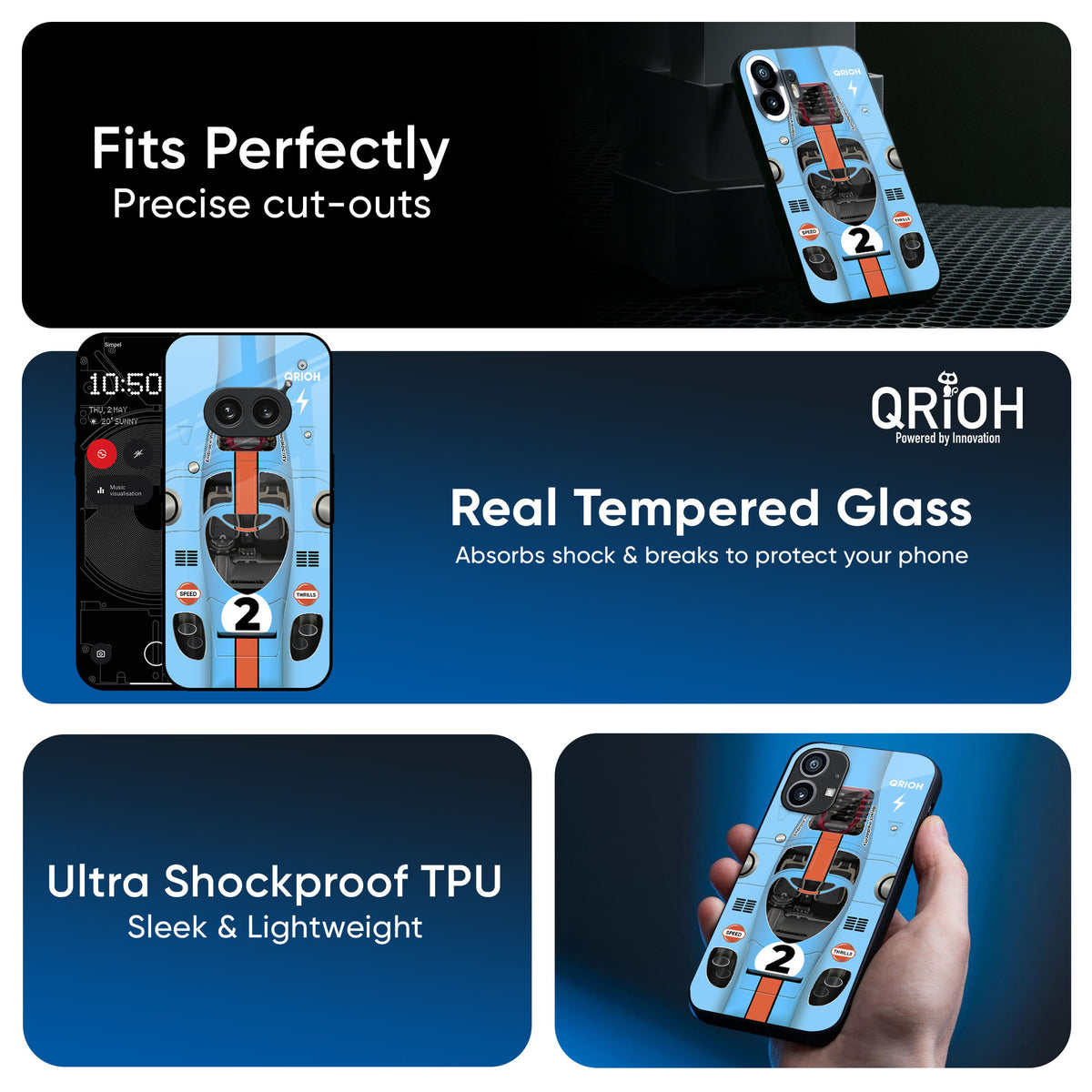 Race Laboratory Glass Case for Nothing Phone 2