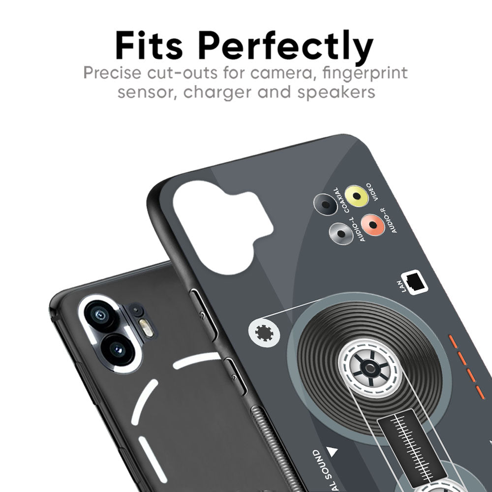 Retro Recorder Glass Case for Nothing Phone 2