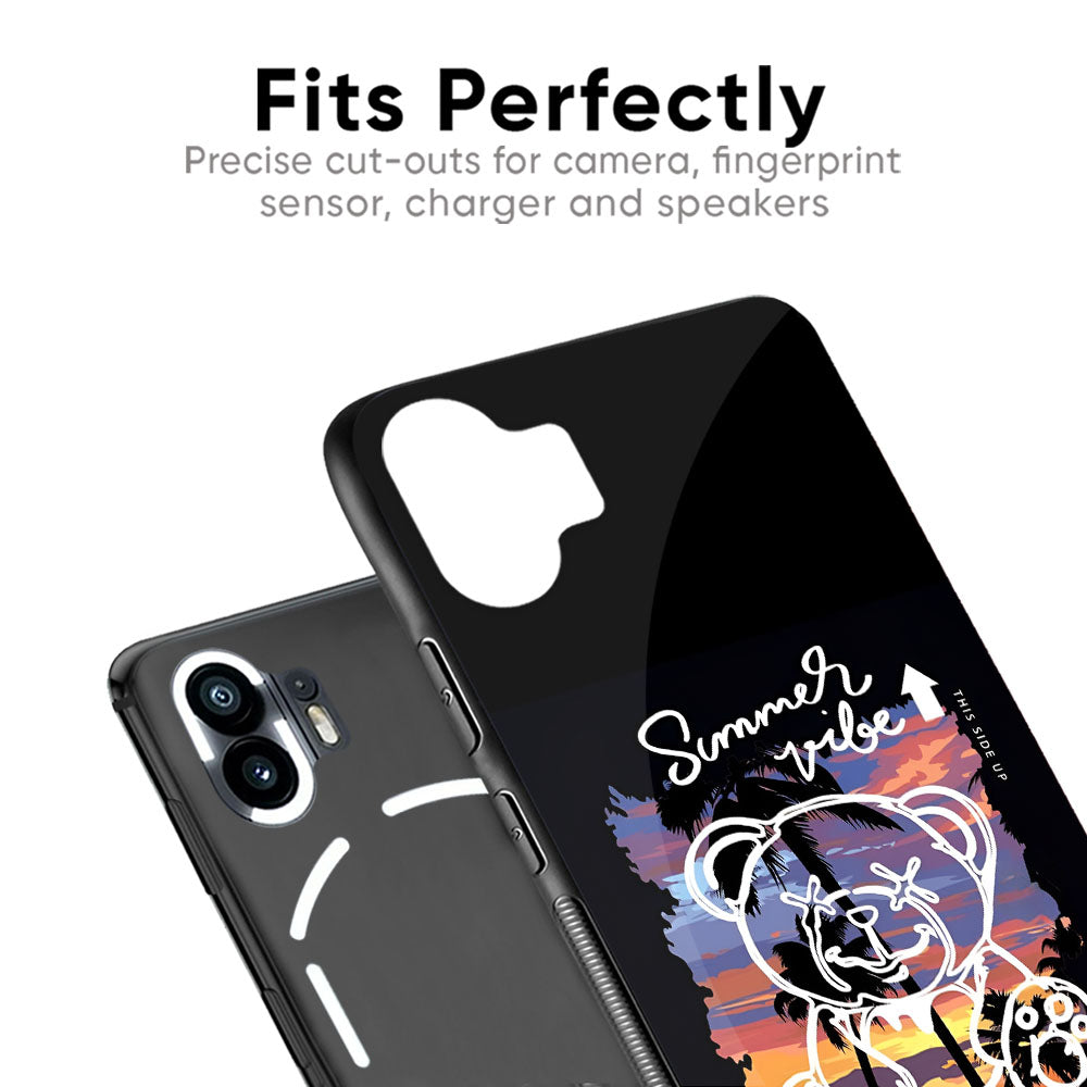 Summer Vibe Glass Case for Nothing Phone 2a Plus