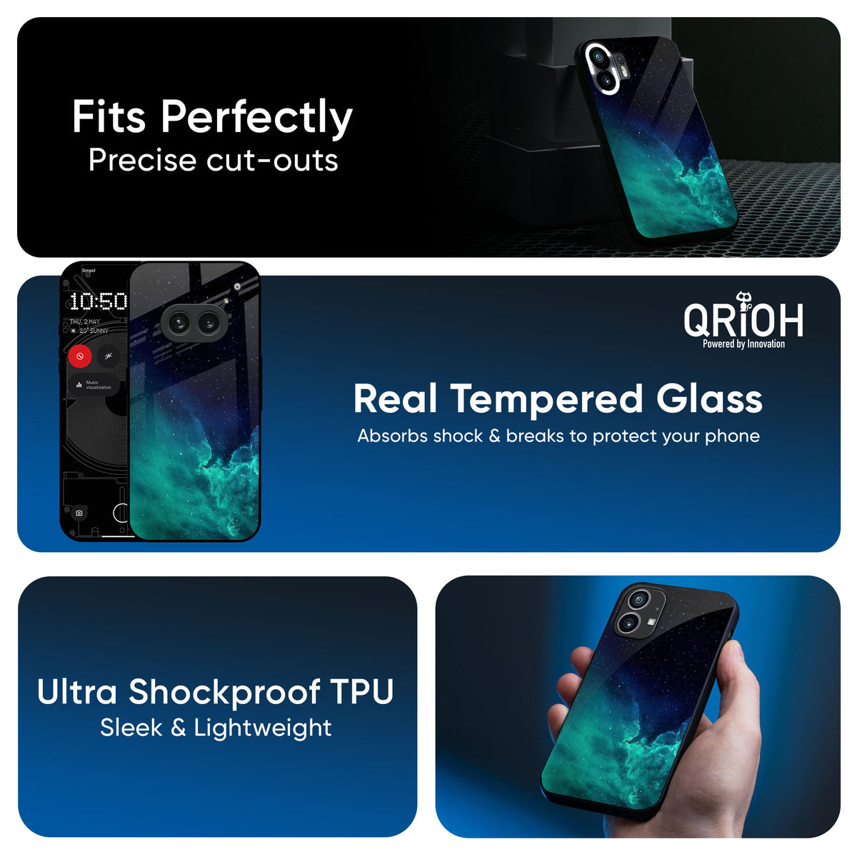 Winter Sky Zone Glass Case For Nothing CMF Phone 1