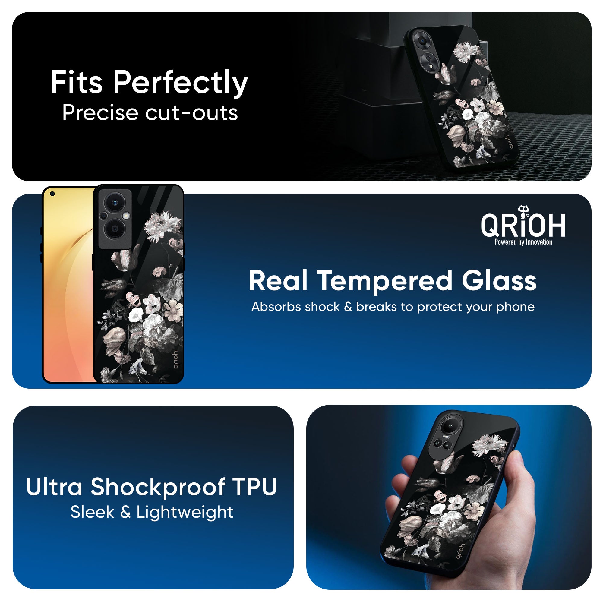 Artistic Mural Glass Case for OPPO A3 Pro 5G