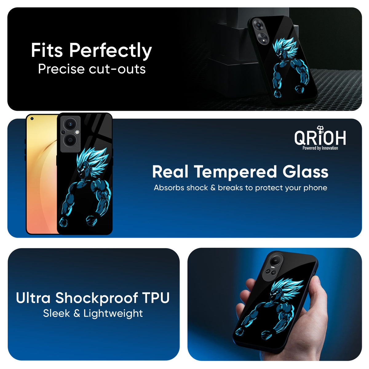 Pumped Up Anime Glass Case for OPPO A3 Pro 5G