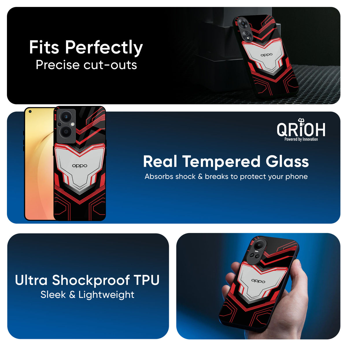 Quantum Suit Glass Case For OPPO A3 Pro 5G