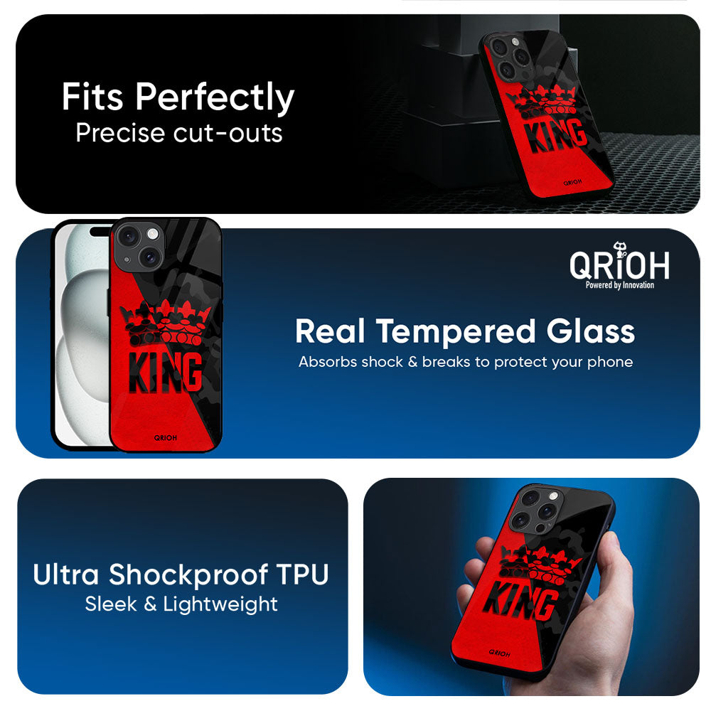 I Am A King Glass Case for Apple iPhone 17e